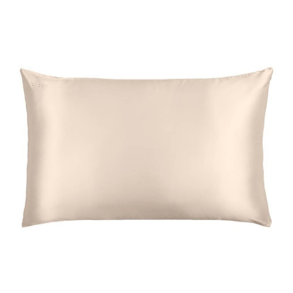 NWT Blissy Mulberry Silk Pillowcase, Natural Beige, Standard/Queen Or King Size - Picture 2 of 9